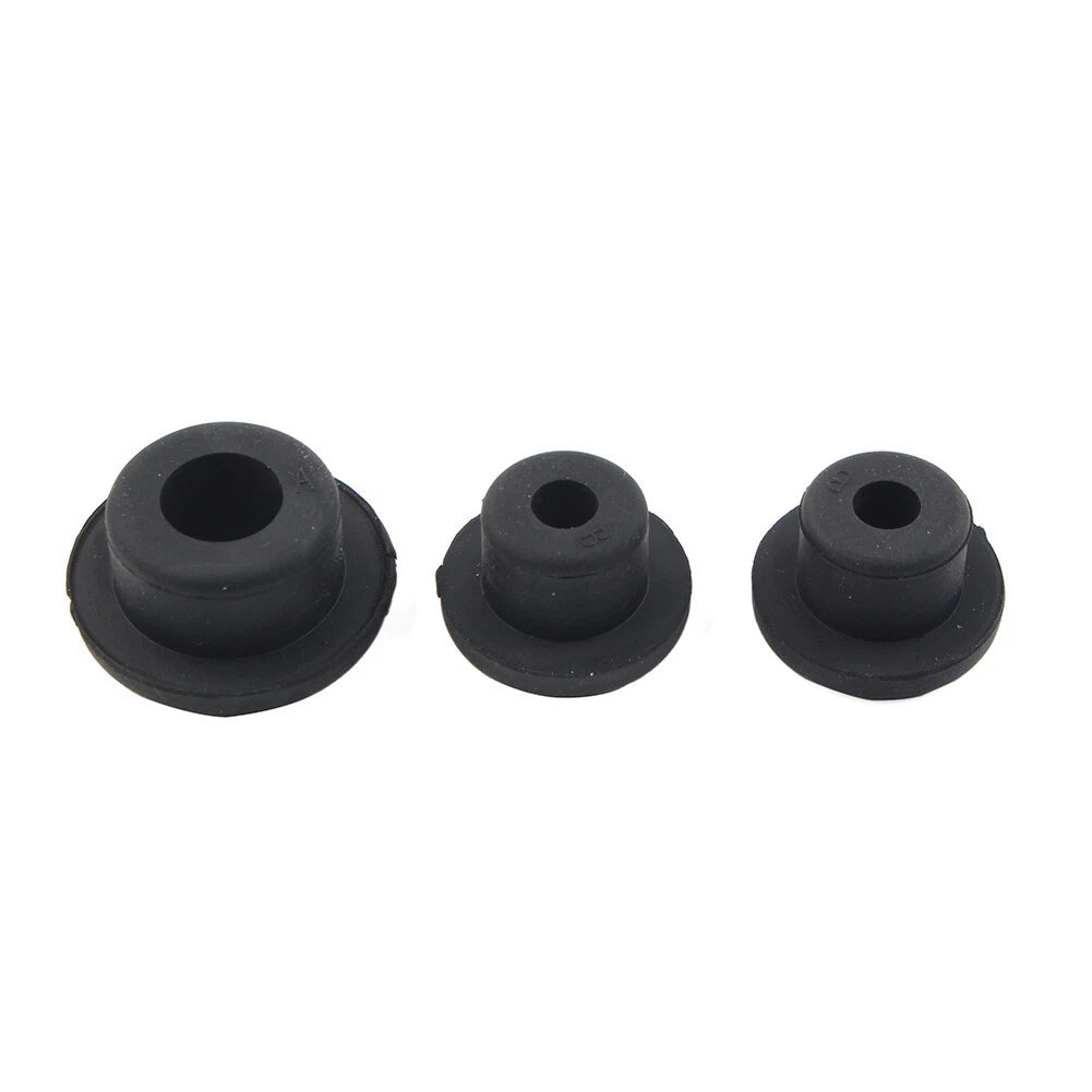 3 x Black Tailgate Rubber Dust Plugs for Jeep Wrangler JL (2018 - Present)