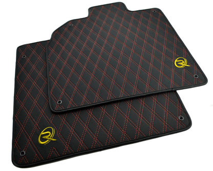 Leather Floor Mats for Lamborghini Aventador S SV SVJ (2011-2023)