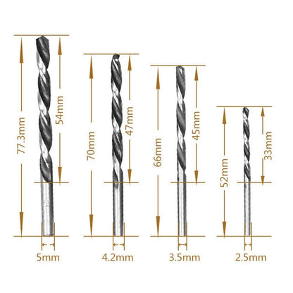 M3-M6 Metric Tap Reamer T-Handle Wrench & Twist Drill Bit Kit for Make & Model