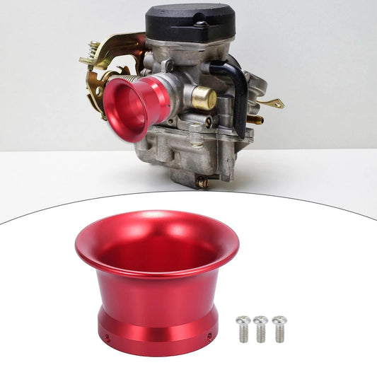Air Filter Intake Velocity Stack Red 50mm Inner Dia for Motorcycle