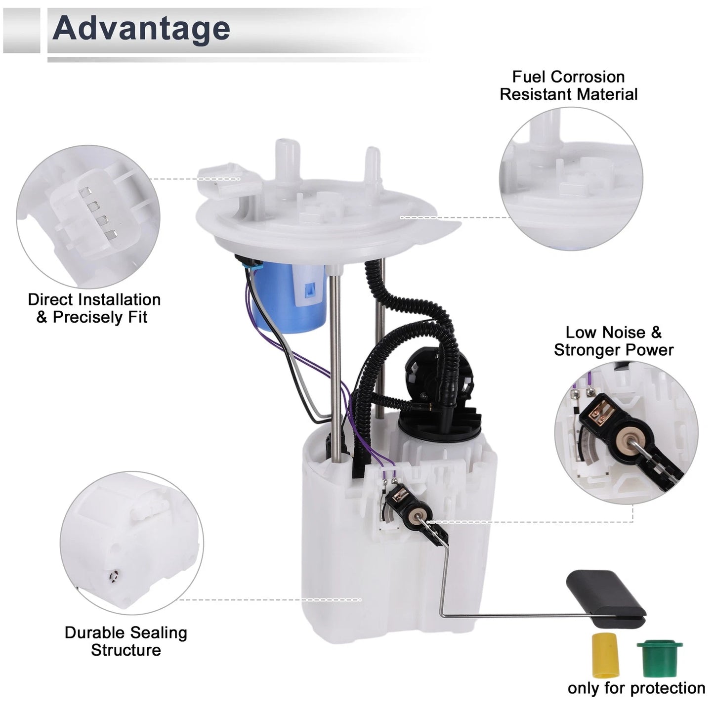 Fuel Pump Assembly for Ford Expedition 2010-2014 8 x Cyl 5.4L
