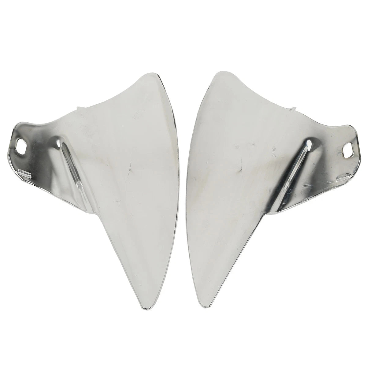 Chrome Saddle Shield Heat Deflectors for Harley Touring Road King (2009-2023)
