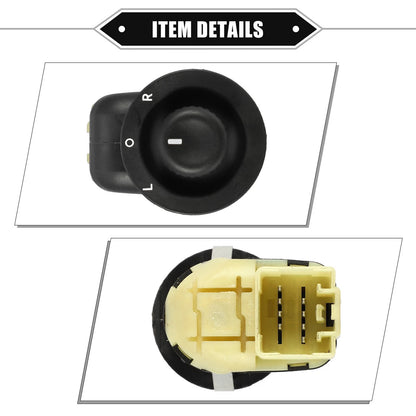 Power Mirror Control Switch for Jeep Patriot 2.4L (2012-2017) Black Plastic