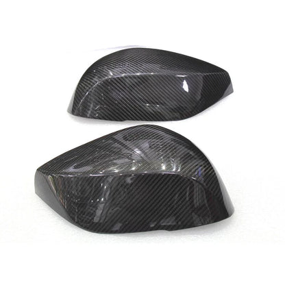 Add-on Real Carbon Fiber Side Mirror Shell Caps fit for Infiniti Q50 2014-2018