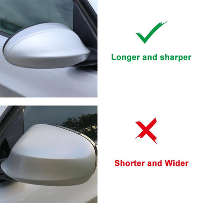 Carbon Fiber Side Mirror Caps Replace for BMW 3 Series E90 E91 E92 E93 Pre-LCI