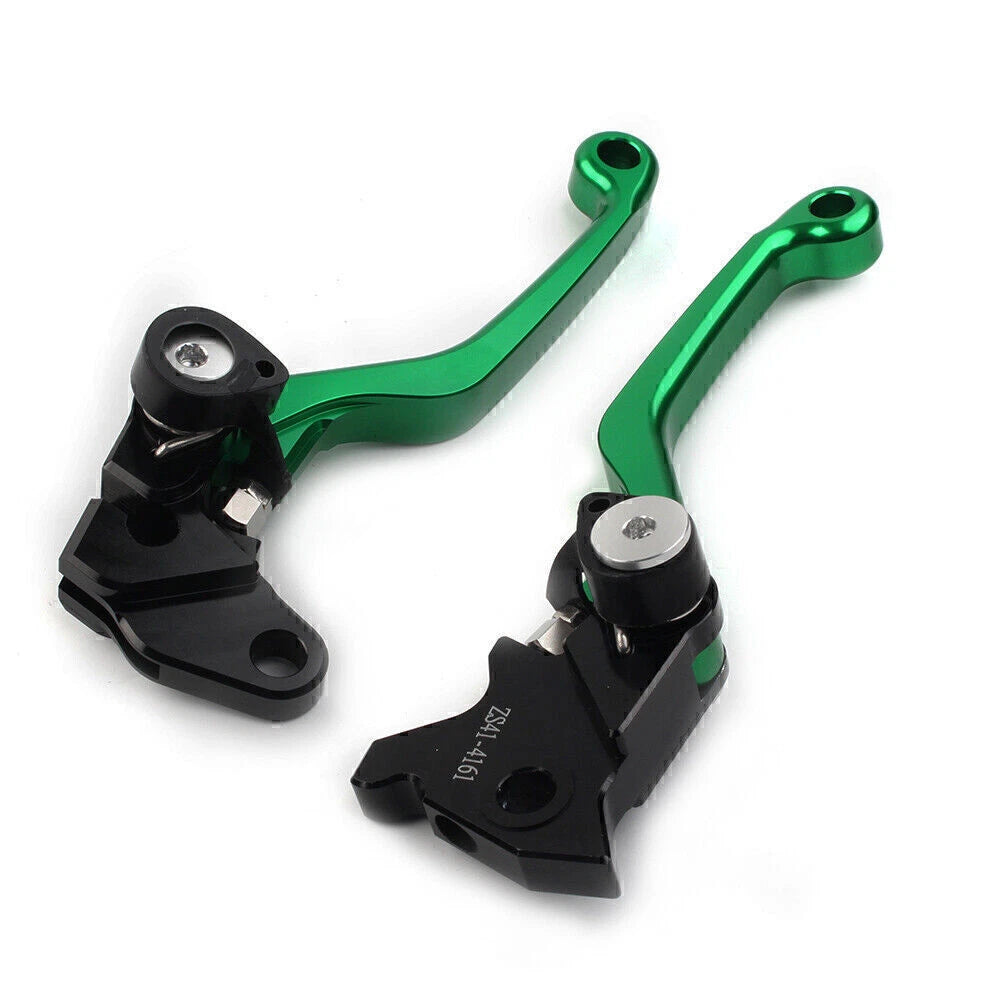 CNC Disc Brake Clutch Levers for Yamaha TTR125L/LE/LW (2000-2020) GREEN