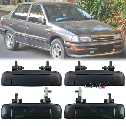 Outer Door Handle (Black) for Daihatsu Charade G100 G101 G102 G112 (1988-93)