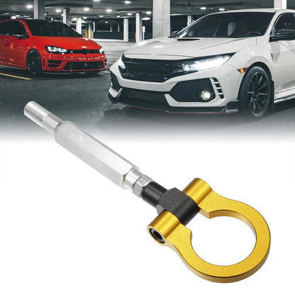 Gold Tone Front Bumper Tow Hook Ring for Subaru