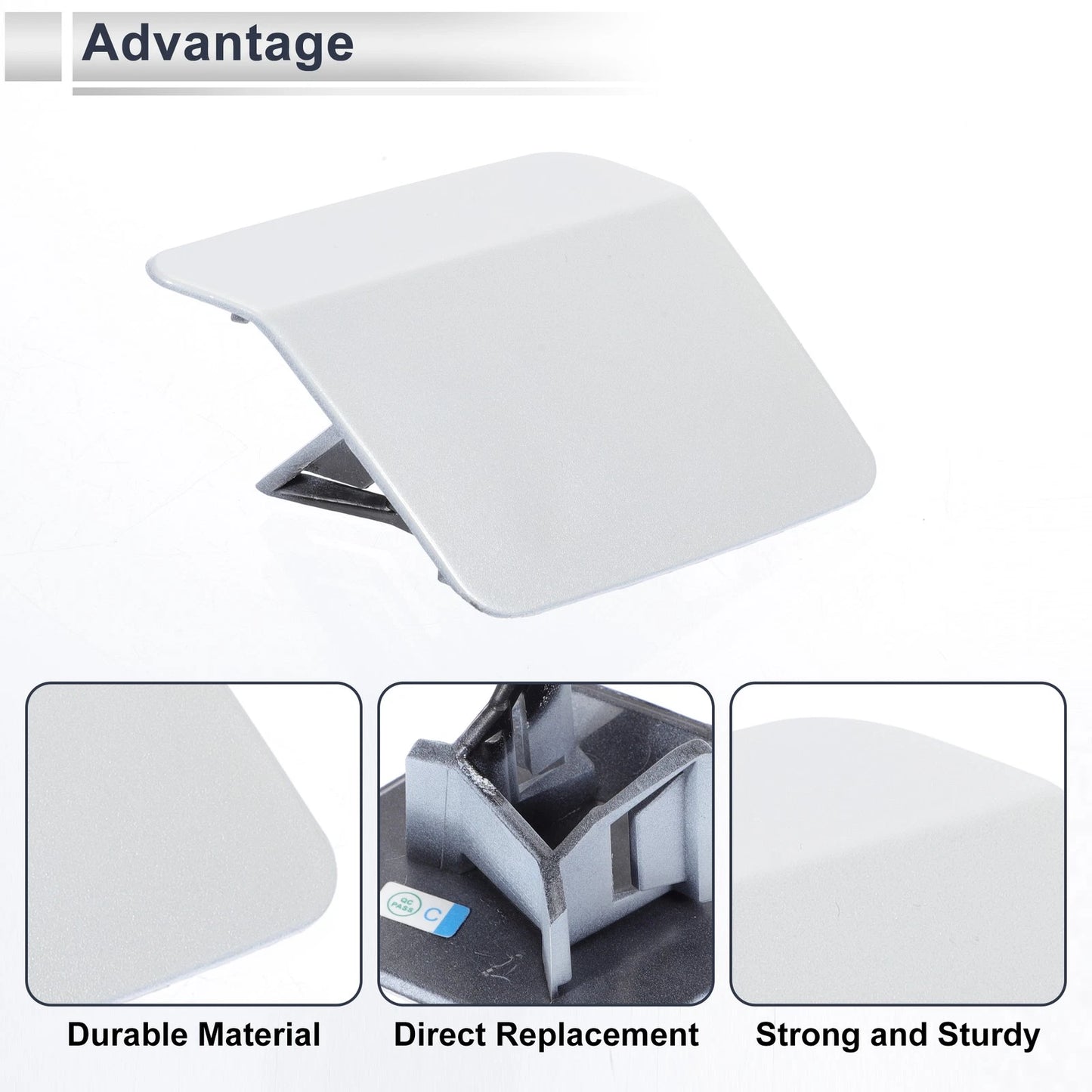 Front Right Side Bumper Headlight Washer Nozzle Cover for BMW X5 (2014-2018)