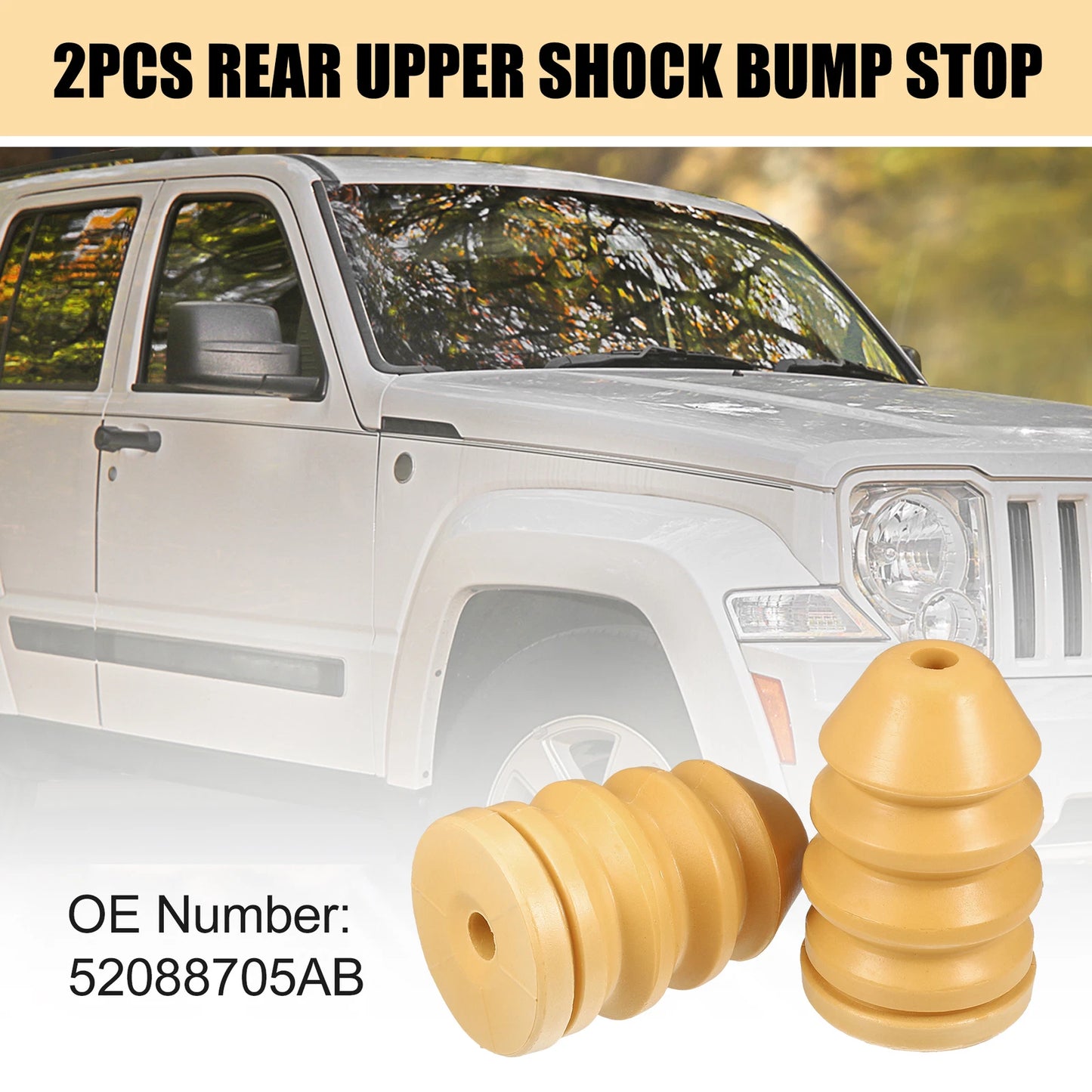 Rear Upper Shock Bump Stop for Jeep Liberty (2002-2007)