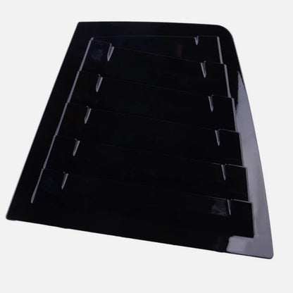 2 x Glossy Black Vent Window Scoop Louver Trim for Chevrolet Cruze (2010–2015)