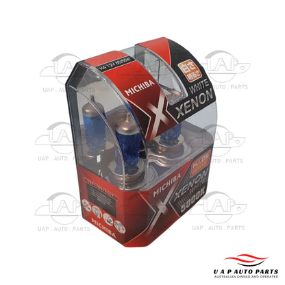 2pc H4 HID Xenon Headlight Bulb Kit for Michiba 5700K P43T 12V (2000–2020)