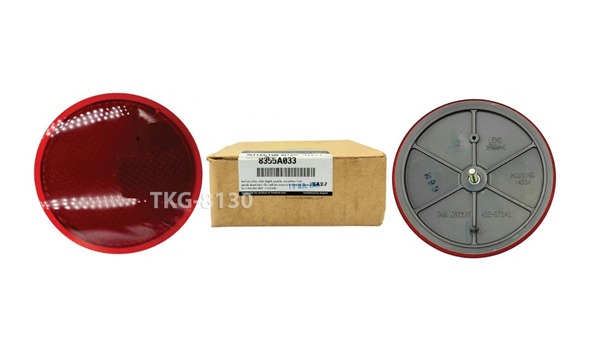 2 x Rear Bumper Reflectors for Mitsubishi L200 Triton (2005-2015)