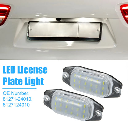White LED License Plate Lights for Toyota 4Runner (1989-1992)