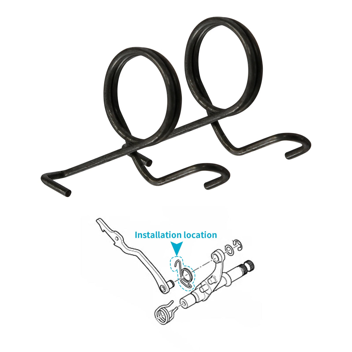 Kick Start Shaft Spring Gear for Ducati Monster 1299 1199 821 (2014-2021)