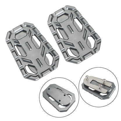 Enlarge Foot Pegs 2 x Silver for Triumph Scrambler Tiger (2017-2023)