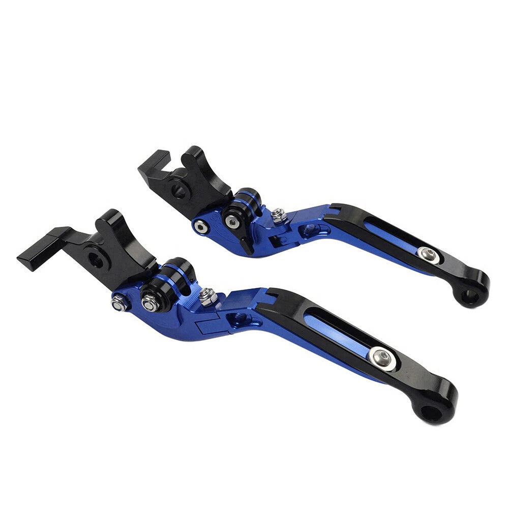 CNC Blue Extendable Brake Clutch Levers for Honda CBR650R CB650R/F (14-23)