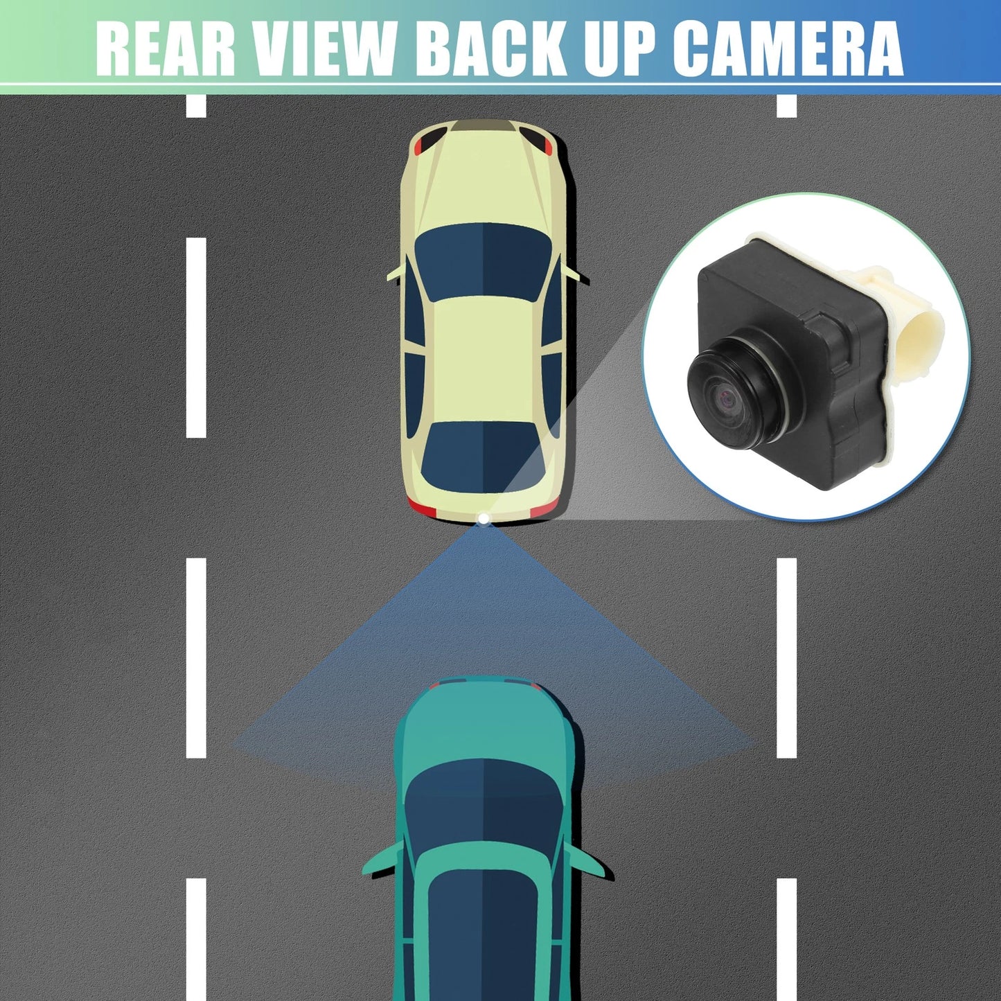 Rear View Park Reverse Camera for Chrysler 300 3.6L (2015-2020)