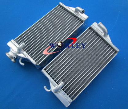 Aluminum Radiator + Red Hose for Honda CR125 CR125R (2002-2003)