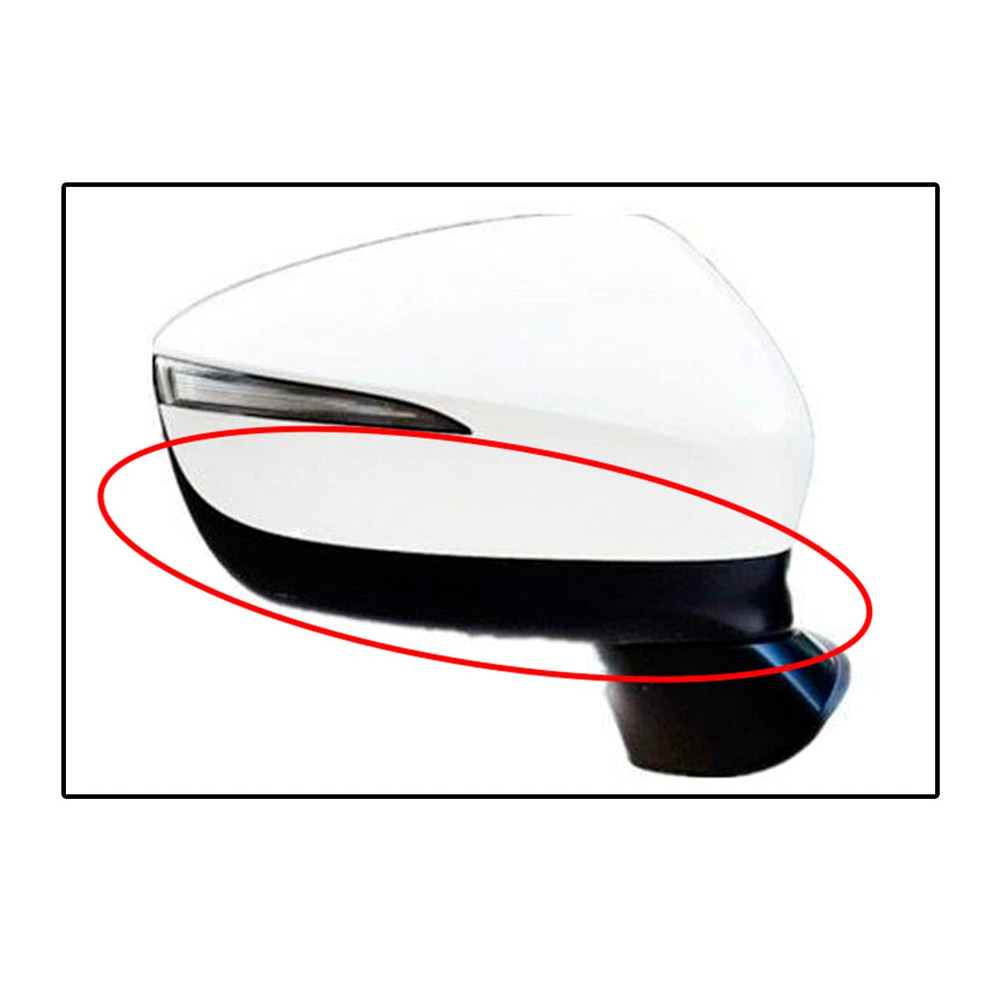 Front Right Side Mirror Lower Cover for Mazda CX-5 (2015-2016), CX-3 (2016-2019)