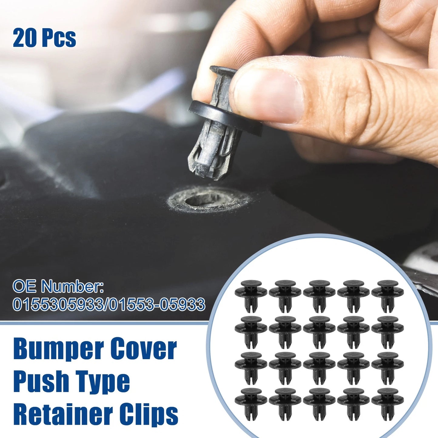 20 x Bumper Cover Push Type Retainer Clips for Infiniti EX35 (2008 - 2012)
