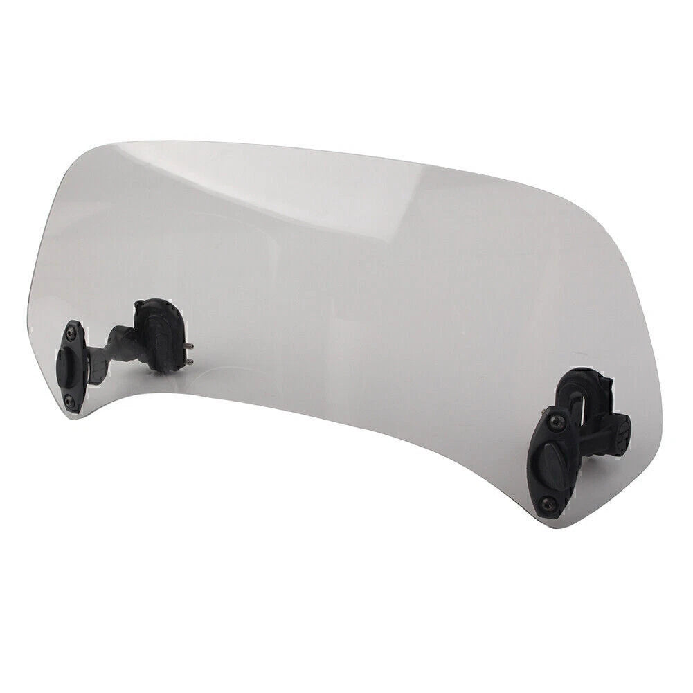 Adjustable Windshield Spoiler Deflector for Motor - Smoke