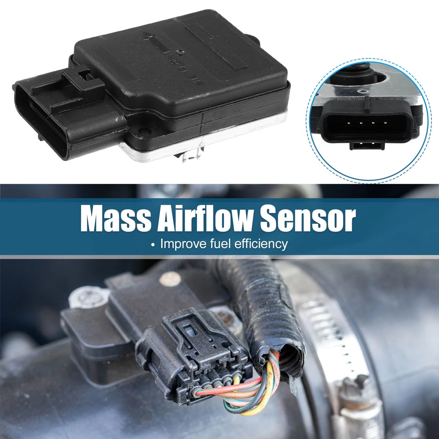 Mass Air Flow Sensor for Ford Escort 1.9L (1996)