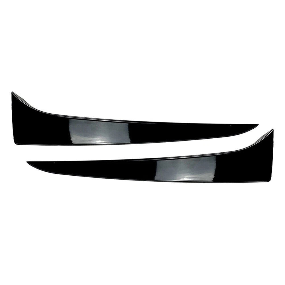 Gloss Black Rear Window Side Wing Trim Covers for Skoda Kamiq (2019-2023)