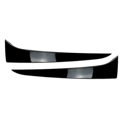Gloss Black Rear Window Side Wing Trim Covers for Skoda Kamiq (2019-2023)