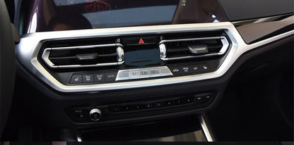 2 x A/C Air Vent Grill Repair Kit for BMW 3 Series G20 G28 (2019-2021) Black