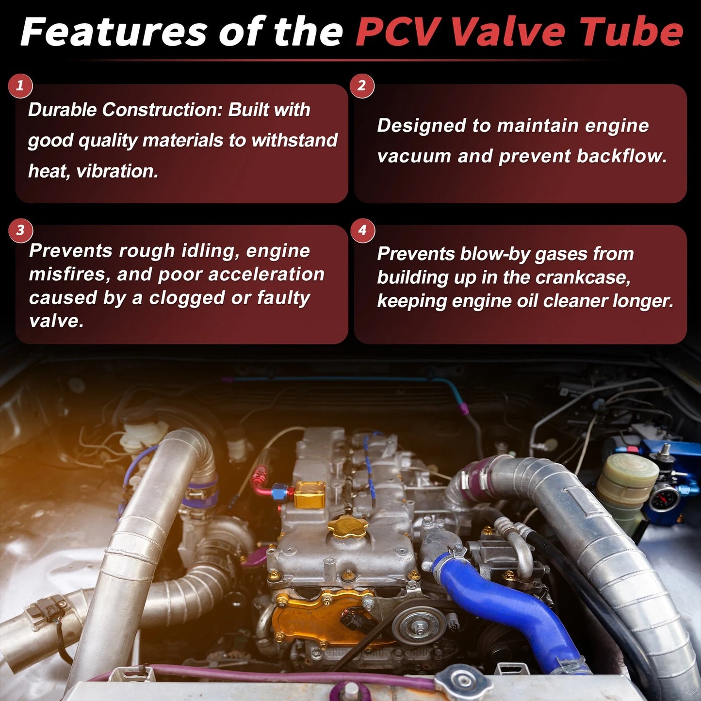 PCV Valve Tube Hose for Chevrolet Malibu LS LT RS 1.5T (2023-2025)