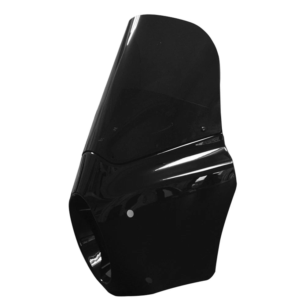11" Black Headlight Fairing Windshield for Harley Softail Street Bob (18-24)
