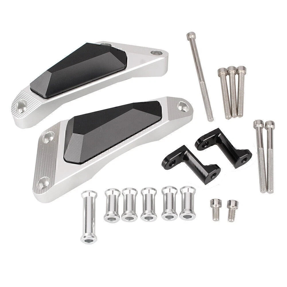Engine Guard Frame Slider Protector for Yamaha MT-09 (2014-2017) Silver