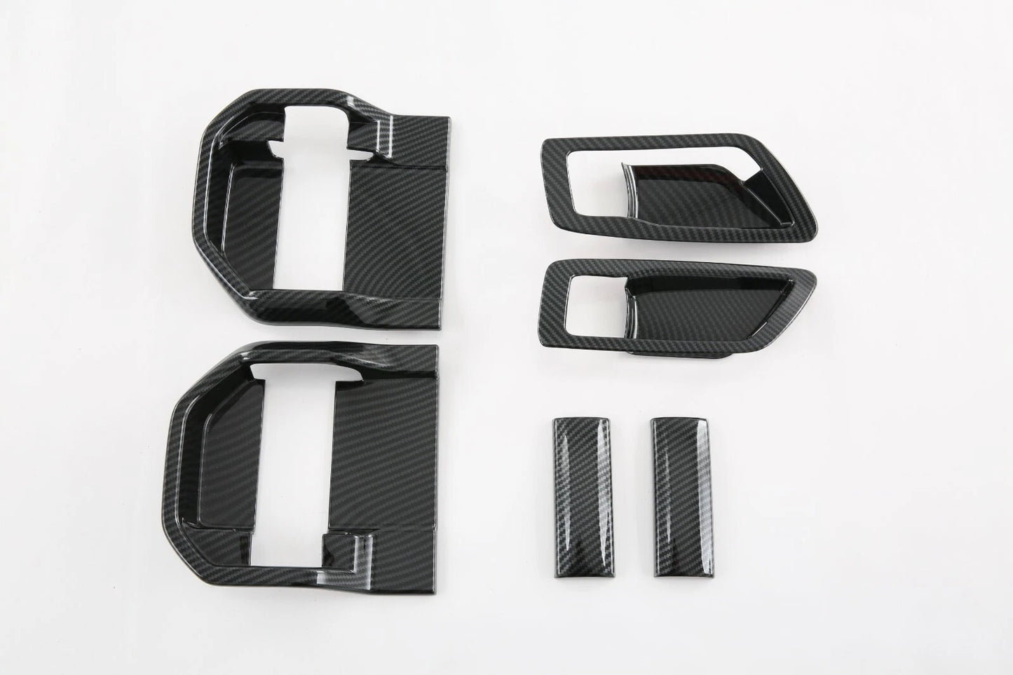 Door Handle Bowl Inner Cover Trim for 2021-2023 Toyota Sienna 6 x Carbon Fiber