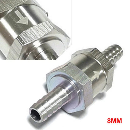 8mm One Way Fuel Non Return Check Valve for Gas, Air, Petrol, Diesel, Oil