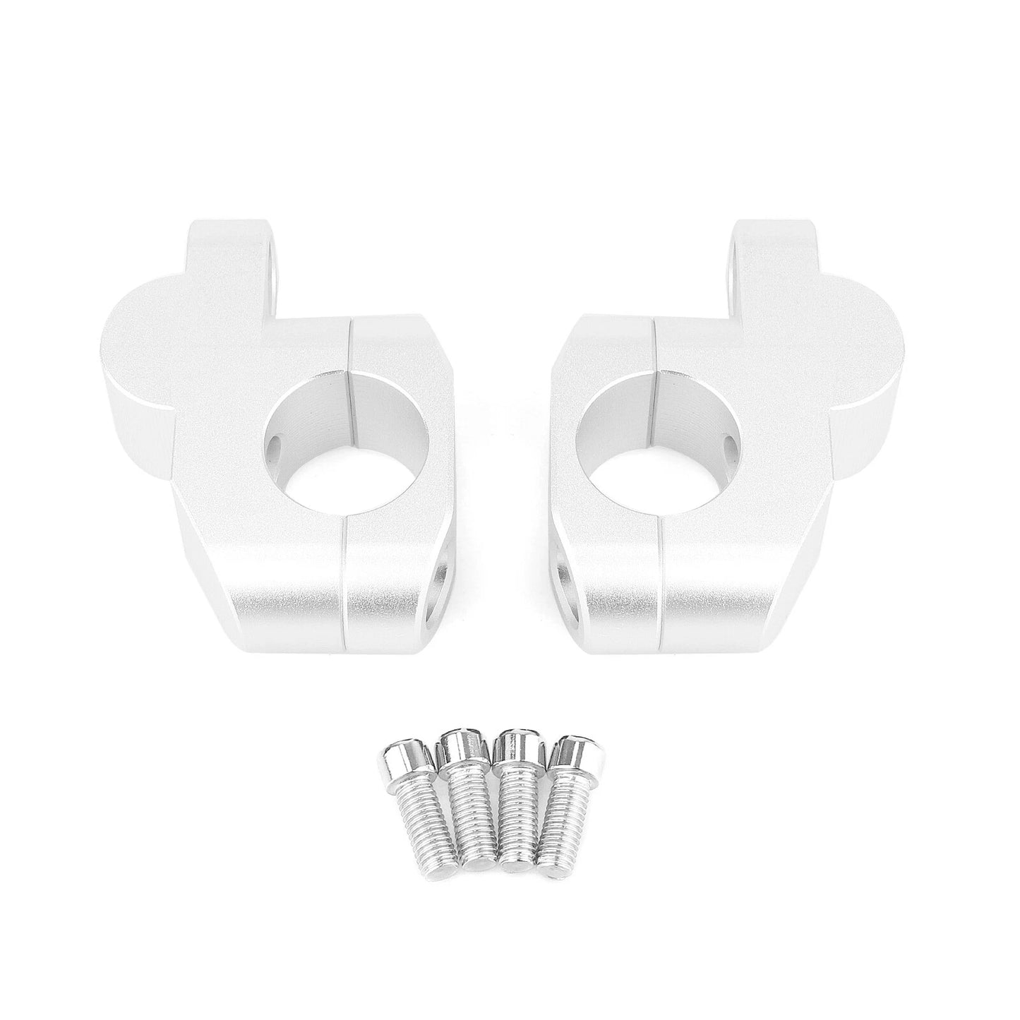 28mm Handlebar Riser Mount Kit for Harley, Honda, Yamaha, Suzuki, Kawasaki