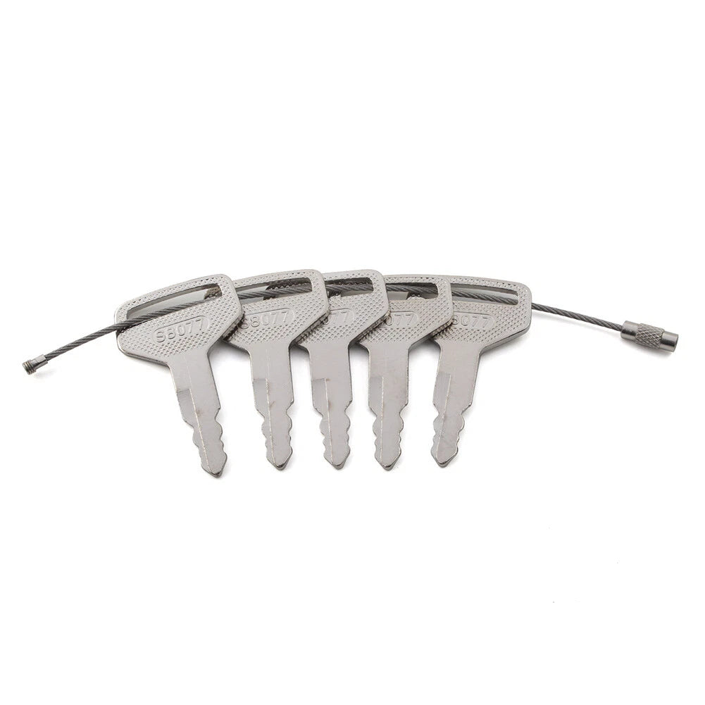 5 x Ignition Keys for Kubota L & M Series RTV1100 Tractors (2010-2023)