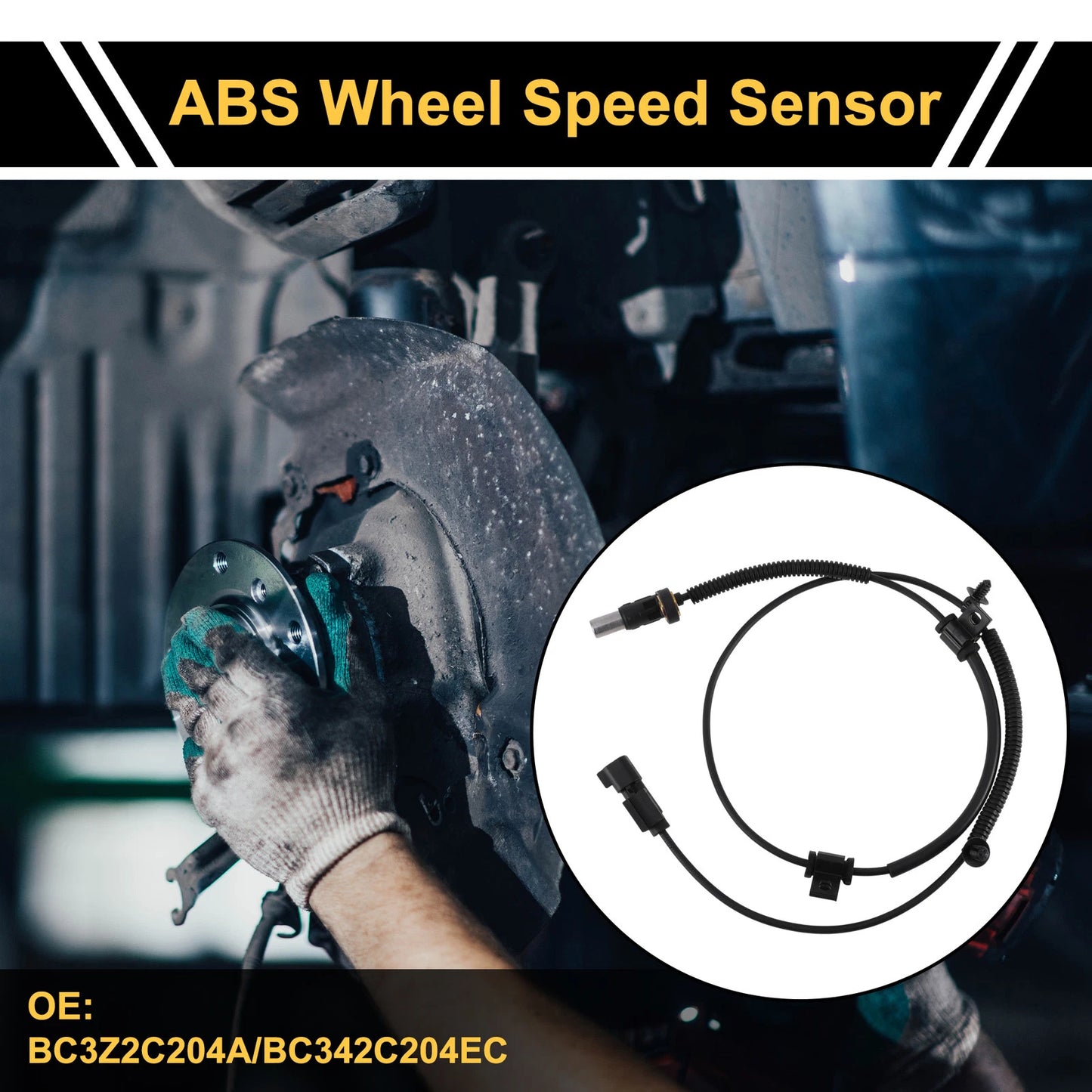 ABS Wheel Speed Sensor for Ford F-250 F-350 F-450 F-550 Super Duty (2011-2016)