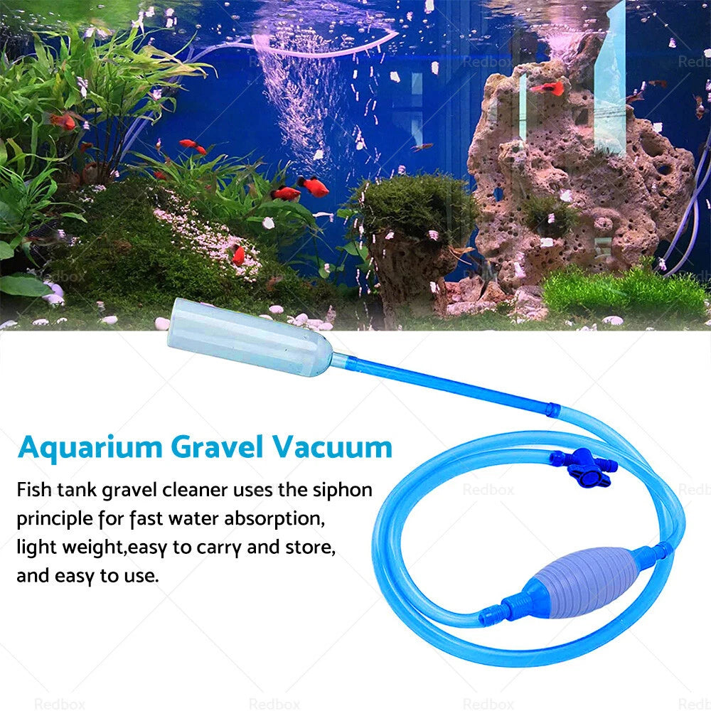 Large Siphon Hose Aquarium Gravel Cleaner Vacuum Water Changer