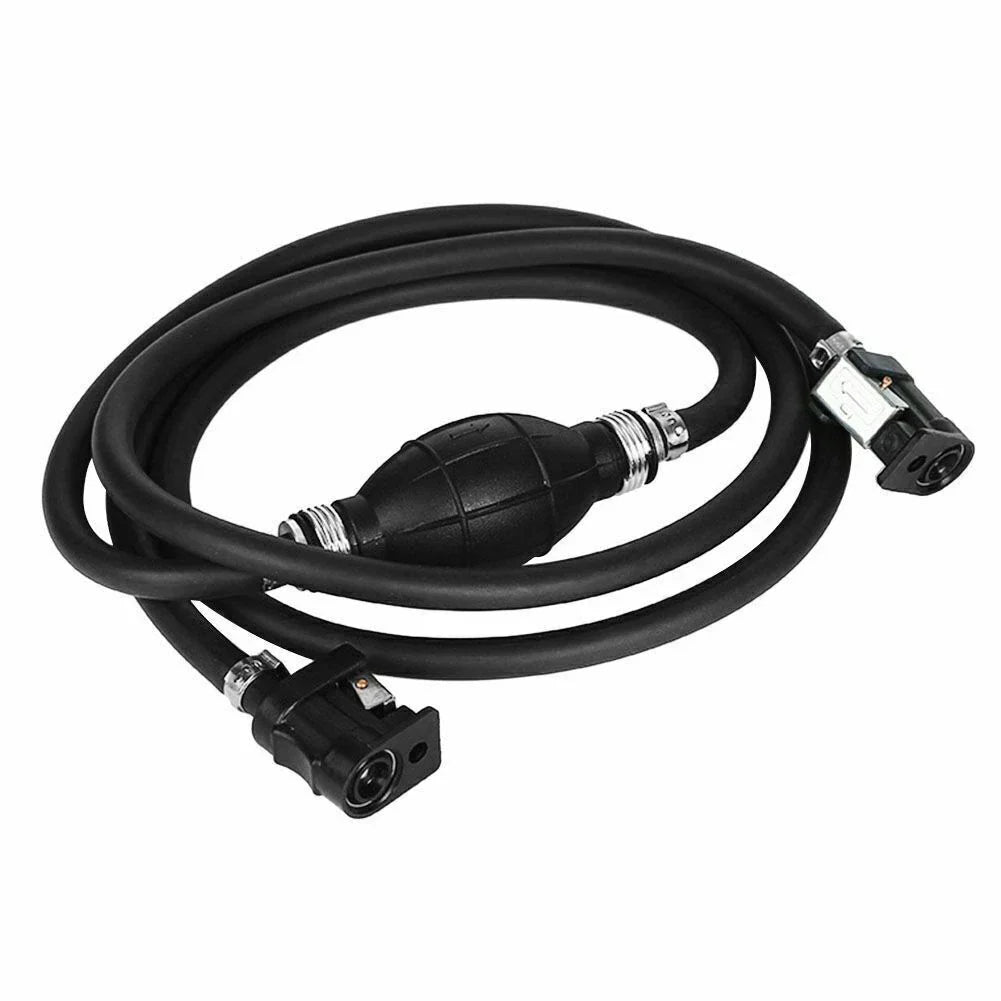 5/16" Fuel Gas Hose Line Assembly with Primer Bulb for Marine Outboard Boat Motor