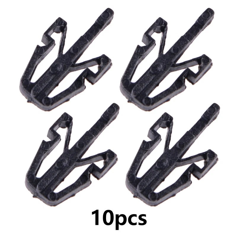 10 x Front Grille Clips for Toyota  - Black Mounting Bracket