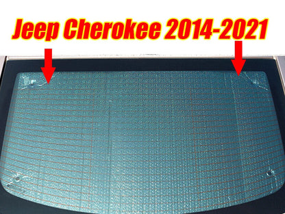 Rear Windshield Interior Privacy Sunshade Cover for Jeep Cherokee (2014–2021)