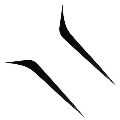 Black Rally Racing Sports Stripes Decal Sticker Wrap for Car Hood Roof Trunk