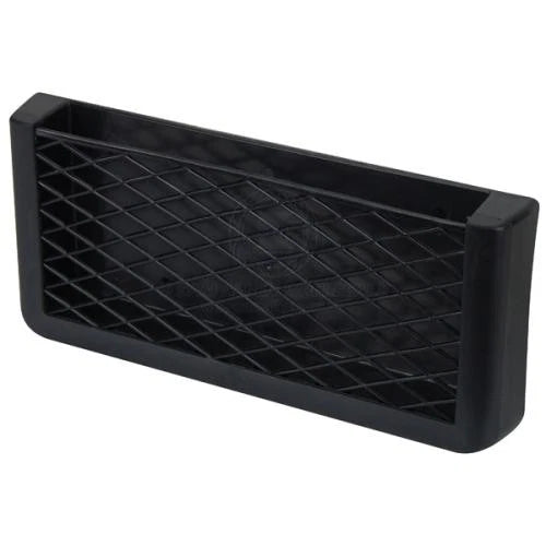 Storage Pocket Black Frame Flexible Rubber Mesh for Boats, Caravans, Campers