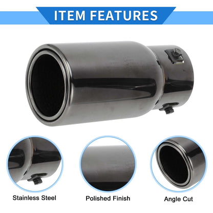 Exhaust Tip 1.3"-2.9" Inlet for Toyota Land Cruiser Prado 150 (2009-2023)