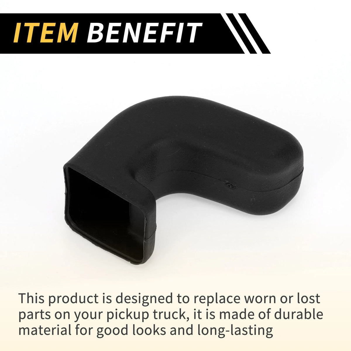 Car Bumper Tow Hook Covers for Jeep Wrangler JK JL Gladiator 07-23 Black
