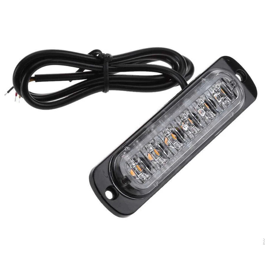 4x 18W LED Strobe Flash Lights for Car Truck Emergency Warning Amber