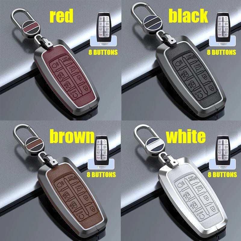 Metal Remote Key Case / Key Fob Holder Shell for G80 GV70 G70 G90