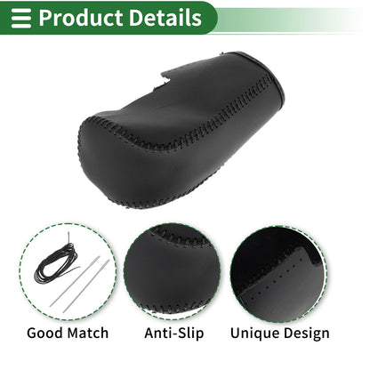 Car Gear Shift Knob Cover for Volvo S80 (2007-2012) Black Faux Leather