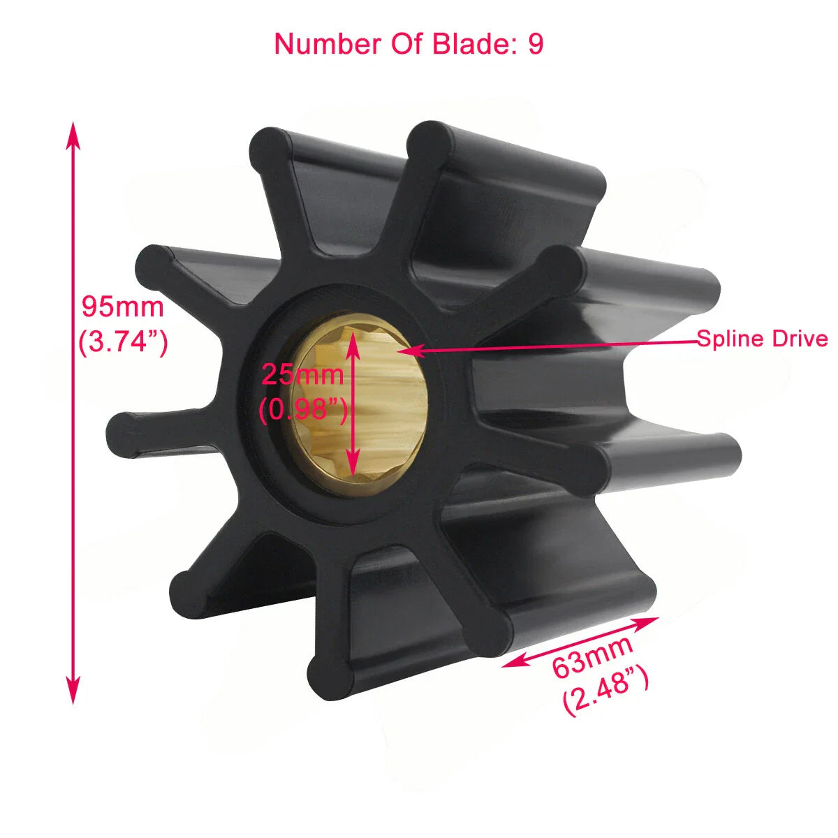 Impeller Kit for Volvo Penta 875736/807904/875660/21730344/21430184